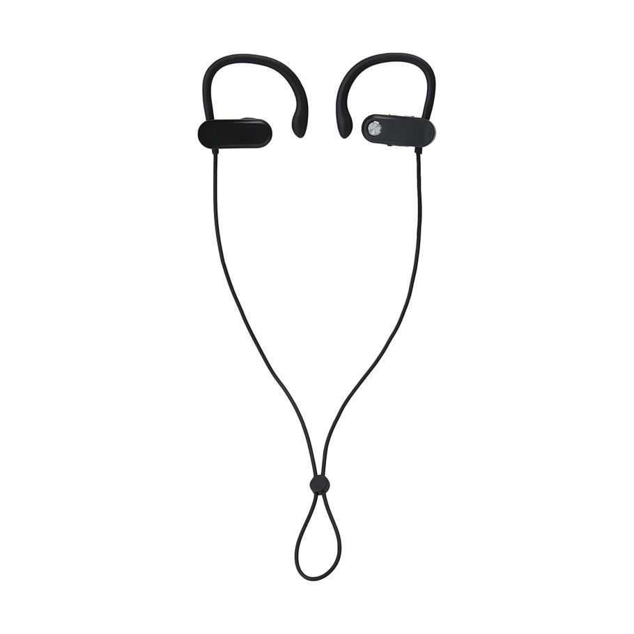 Sports Hook Bluetooth Earphones - Black