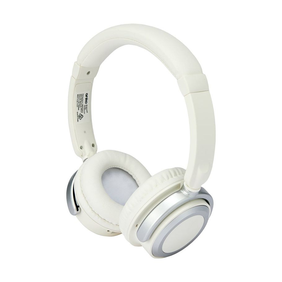 Bluetooth On-Ear Headphones - White