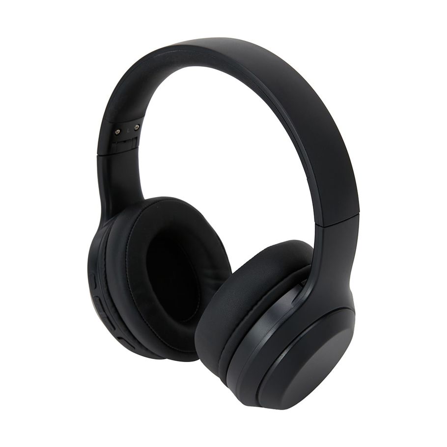 Bluetooth Oval Over-Ear Headphones - Black