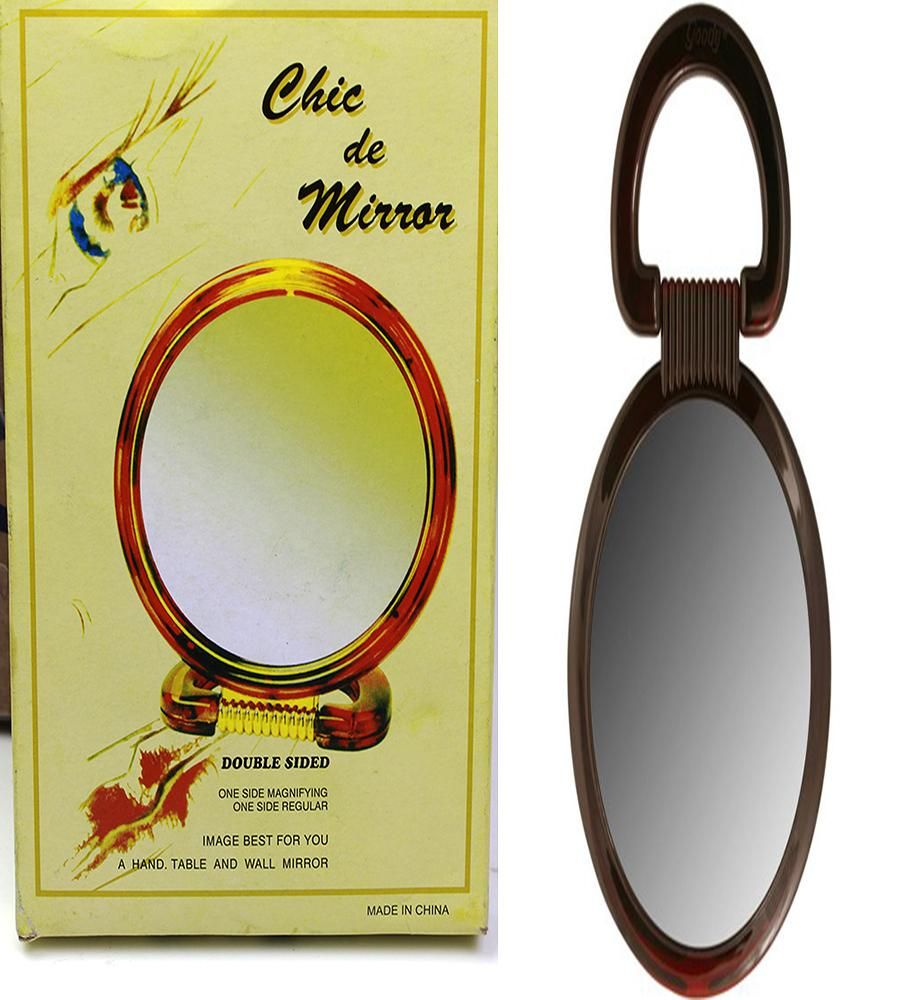 Chic De Mirror Double Sided Hand Table And Wall Mirror