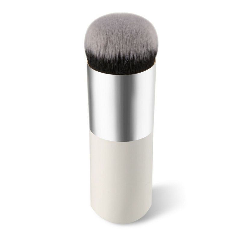 1PC Chubby Pier Foundation Cosmetic  Brushes Portable BB Cream Make Up Brushes-white gold