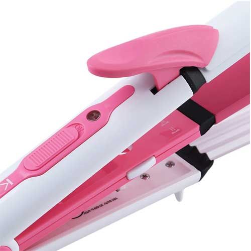 Kemei KM 1213 - 3 in 1 Professional Hair Straightener Wave Curler