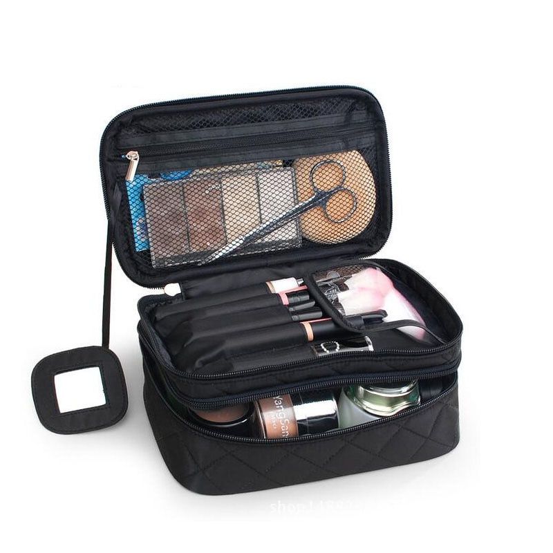 Lady Organizer Makeup Bag Travel Organizer Coetic Bag for Women Large Necessaries Make Up Case Wash Toiletry Bag