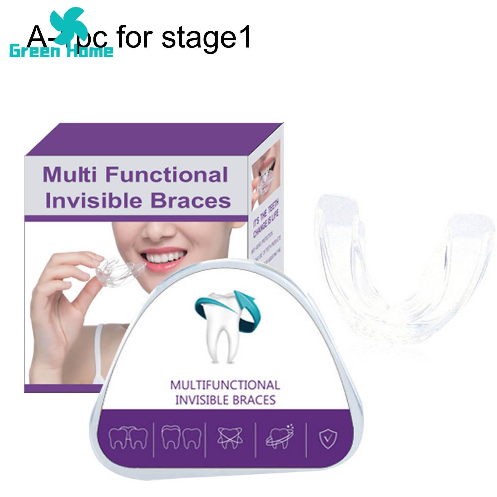 Green Home Teeth Brace Comfortable Teeth Protector Night Guard Mouth Tray