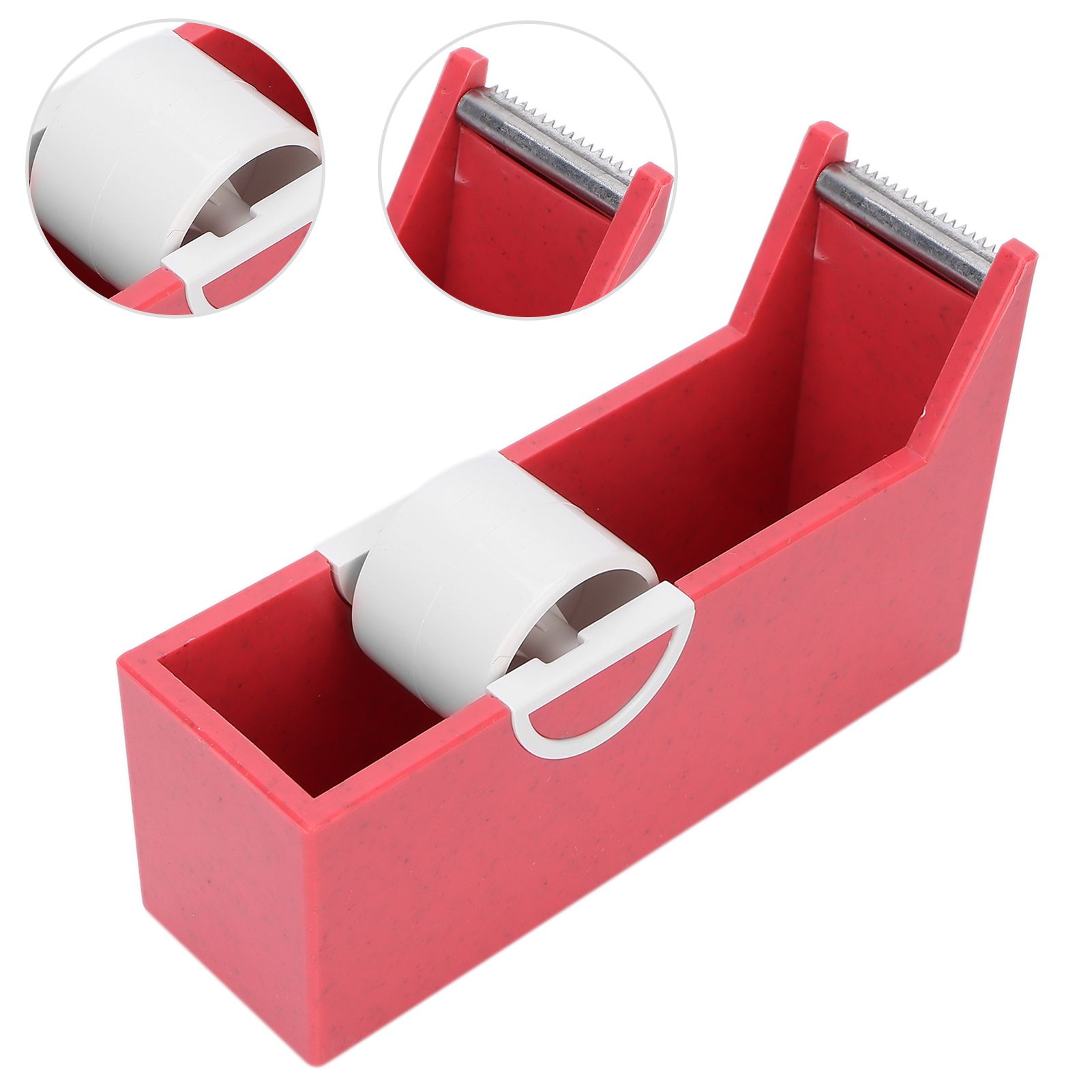 Tape Dispenser Cutter Stainless Steel Blade Office Stable Base Compact Portable Sharp Smooth for Beauty Salon Daily Life