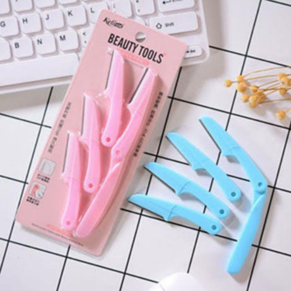 Eyebrow Razor pack of 4 pcs ( Blue& Pink )