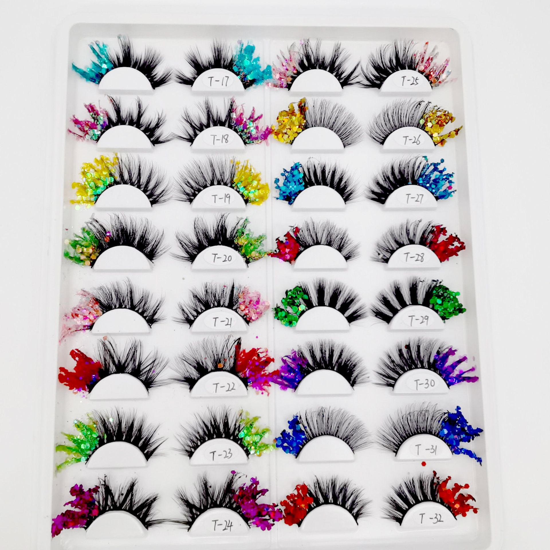Faux Eyelash Comforle Natural Messy Fake Eyelashes Makeup Tool
