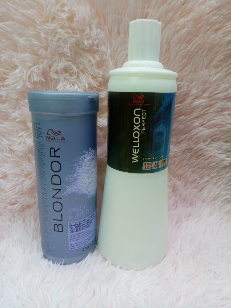full bleach 1 no blonder Wella Professionals Welloxon Herbal 12%, 40 Vol Developer 1000ML