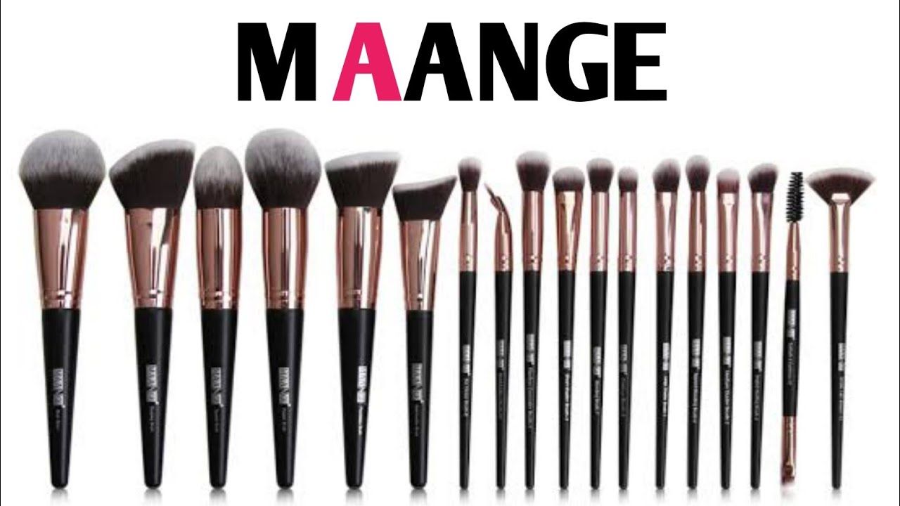 maangee 18 pcs makeup brushes set professional brush set multifunctional powder eyeshadow lip make up brush beauty tools