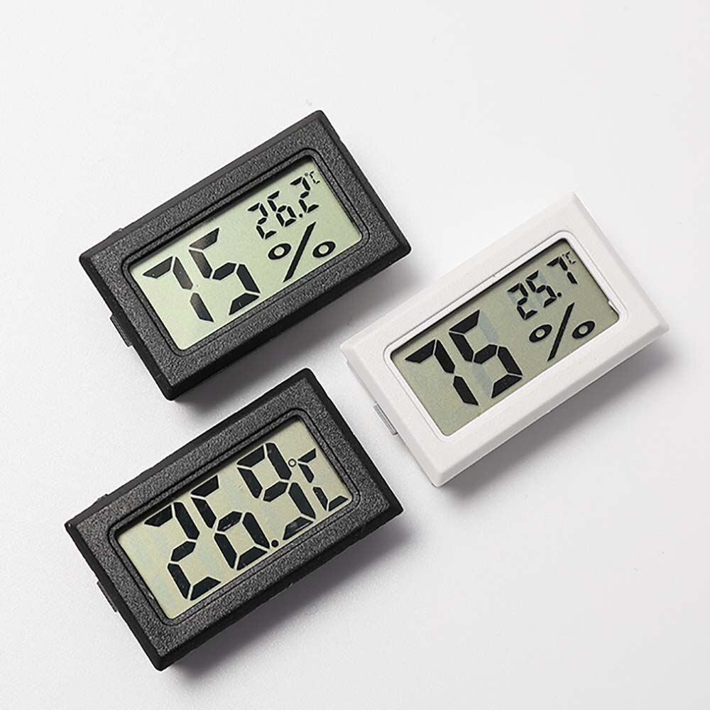 Mini Dil Indoor Tature Sensor LCD Humidity Meter Thermometer Hygrometer Gauge Fridge Convenient Dil thermometer