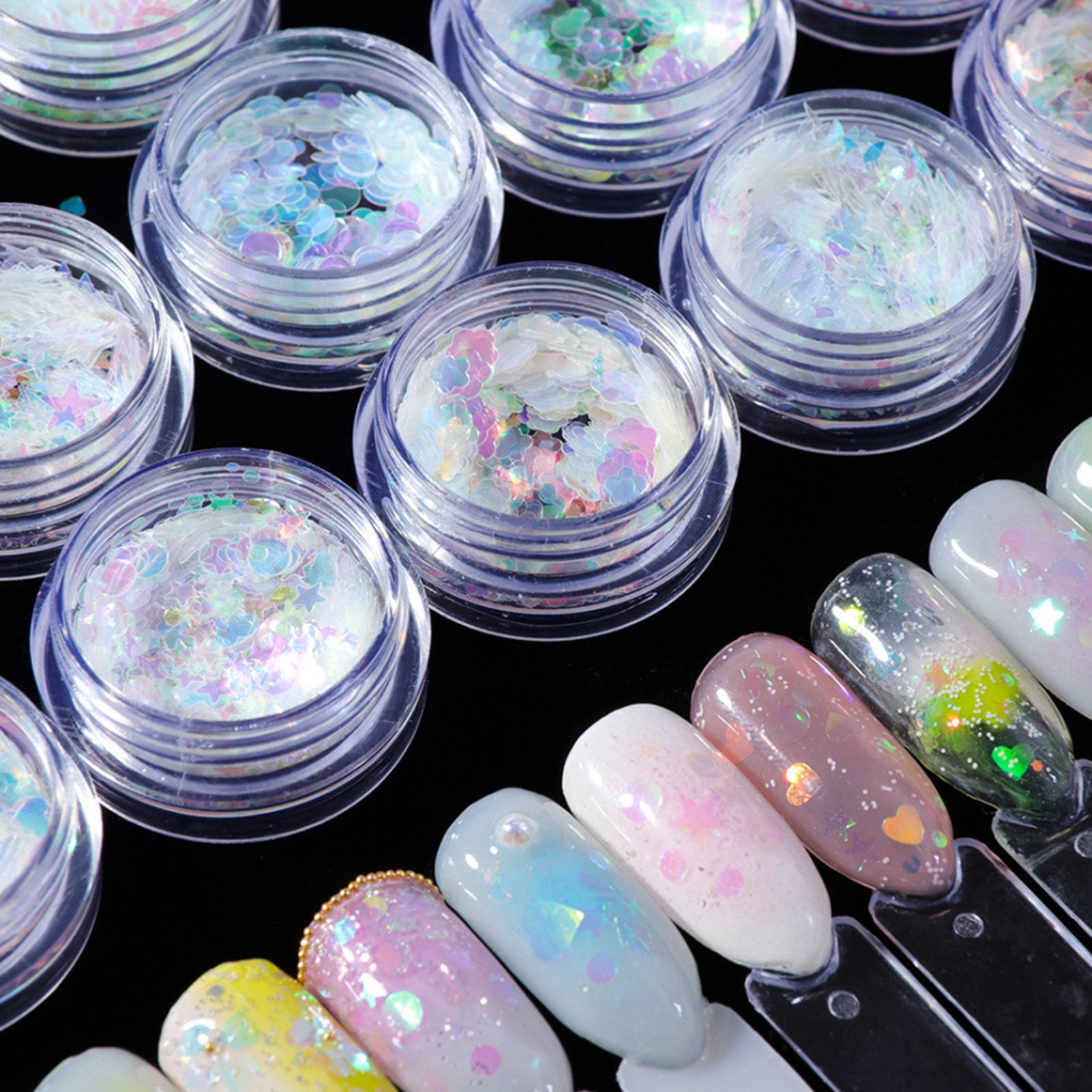 Sequins Decoration Multiple Color Colored Nail Decoration Manicure Sequins