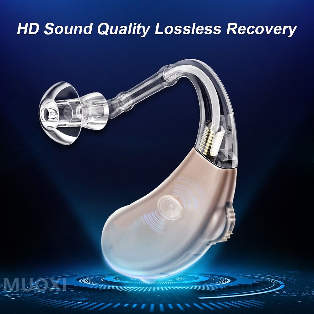 Best 4 channel Audifonos Hearing Aid Digital Sound Amplifier Air Conduction Wireless Headphones for Deaf  Ear Care Hearing Aids