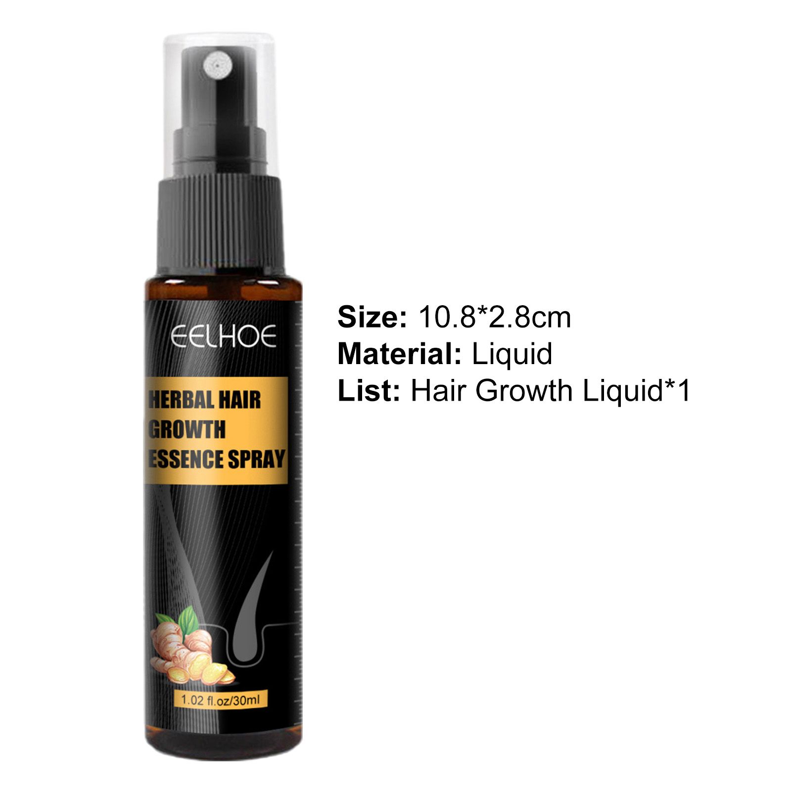 Hair Care Treatment Multifunctional Herbal Hair Growth Essence Spray