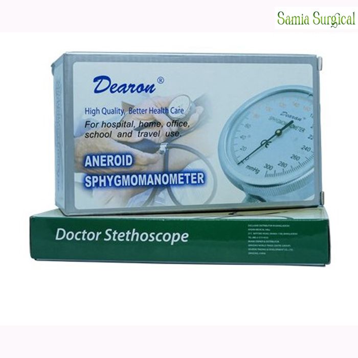 Manual Blood Pressure Machine & Stethoscope Dearon full set(null)
