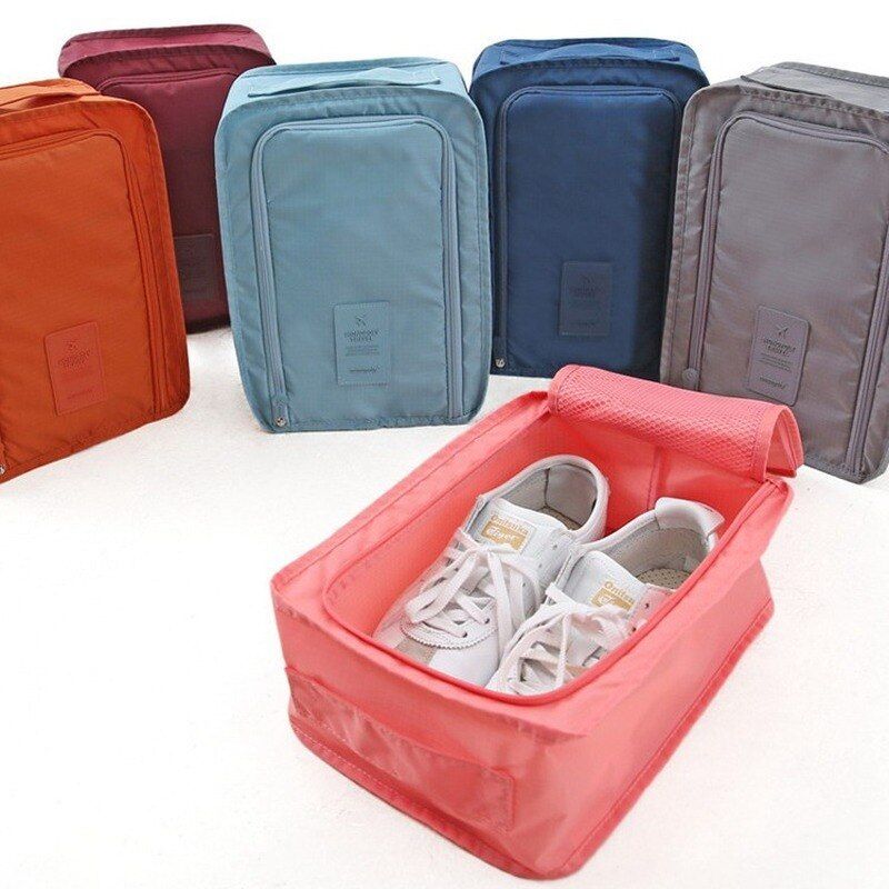 Convenient travel storage bag Nylon 6 colors portable organizer bags multifunction shoe sorting bag WJ102810