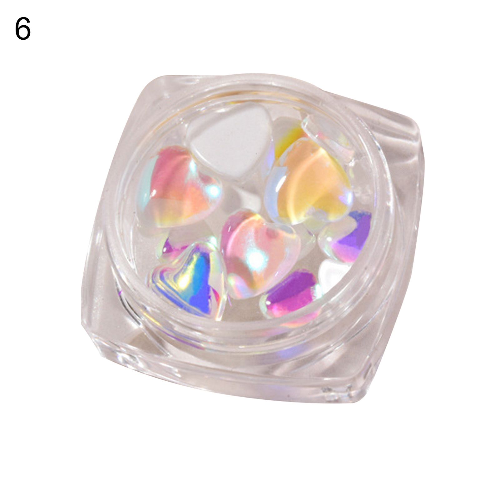 20Pcs/Bag Nail Bow Rhinestone Glitter Exquisite Faux Crystal Stylish 3D Visual Effect Nail Bow Ornament for Female