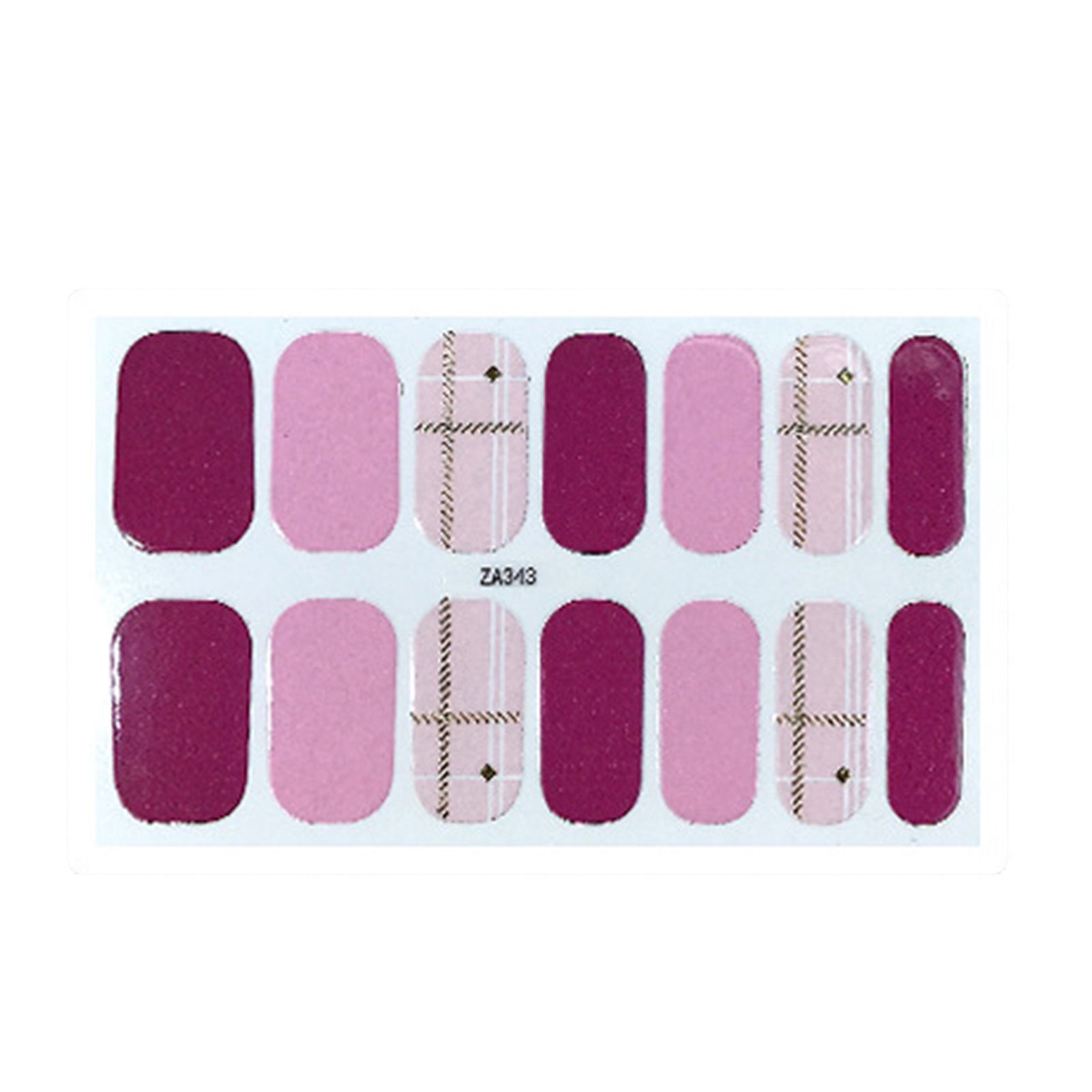 1 Set Nail Stickers Exquisite Nail Care Creative 2D Nail Art Design Decals for Nail Salon