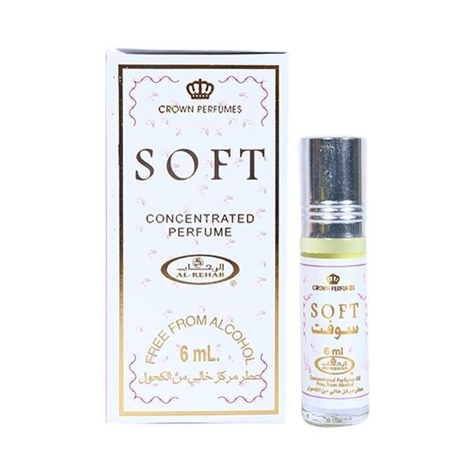 Soft by Al Farhan Attar for Men and Women Non Alcoholic Perfume Long Lasting Ator - 6ml