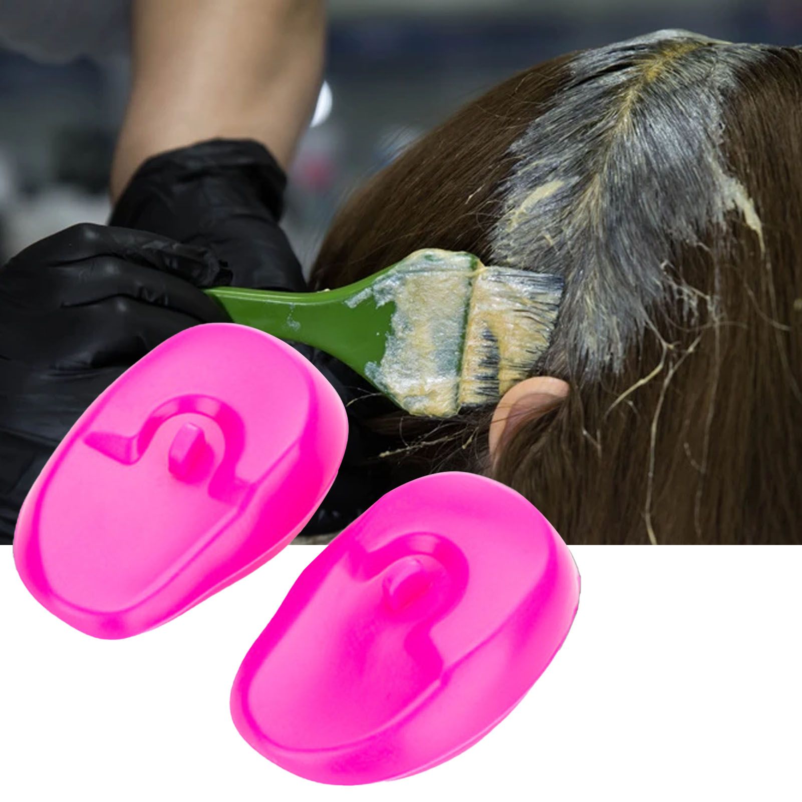 Hair Dye Ear Cover Comforle Anti Staining Earmuffs Protect Ears Cover