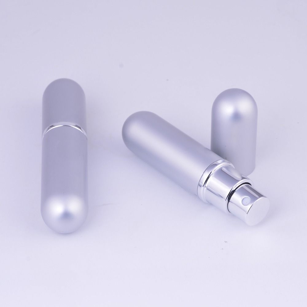 5ML Portable Aluminum Perfume Spray Bottle & Empty Refillable Travel Perfume Atomizer Bottles For Perfume