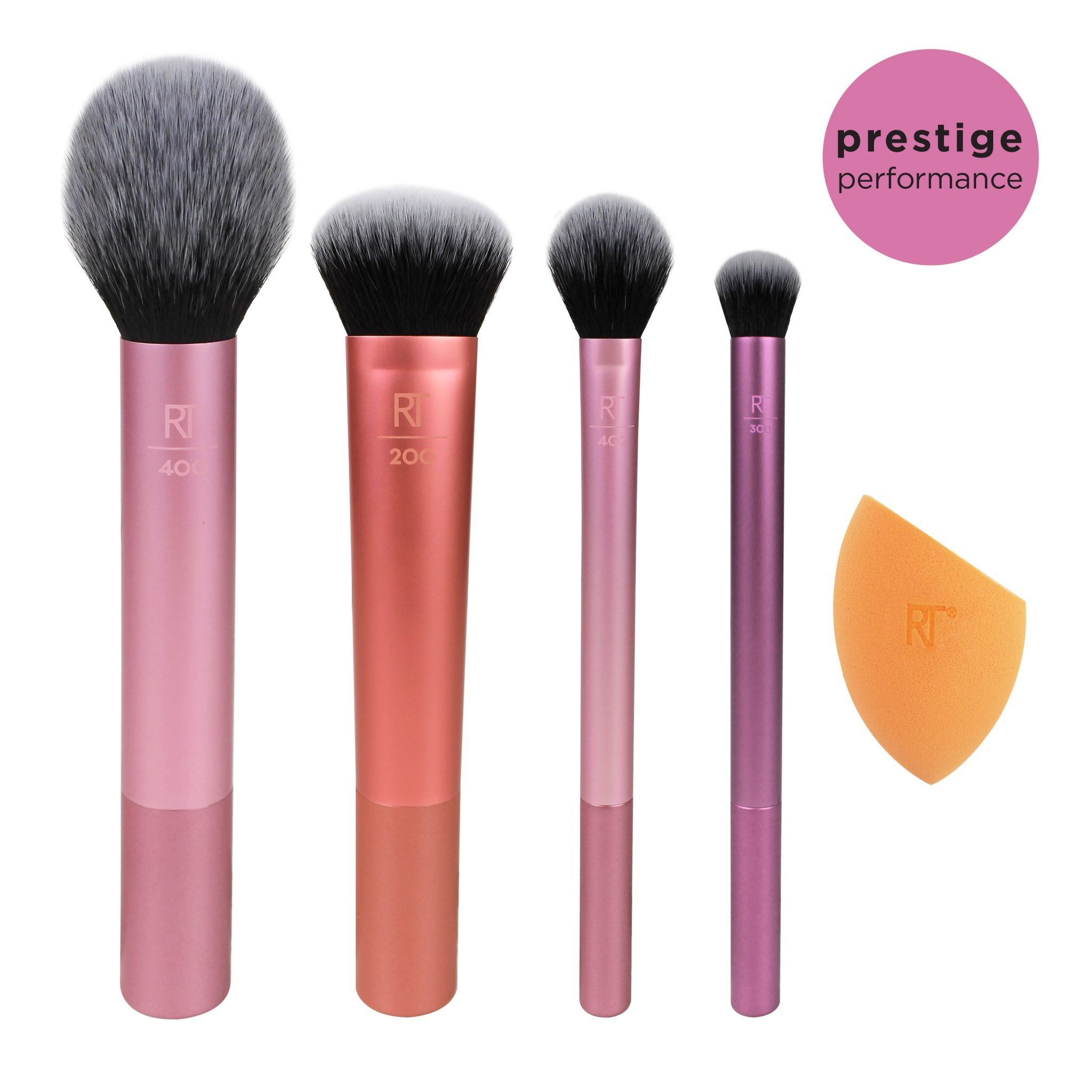 Real Techniques Everyday Essentials Makeup Brush Set - Makeup Combo Set