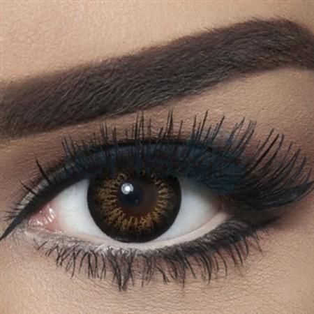 Bella Contact Lens - snow white brown