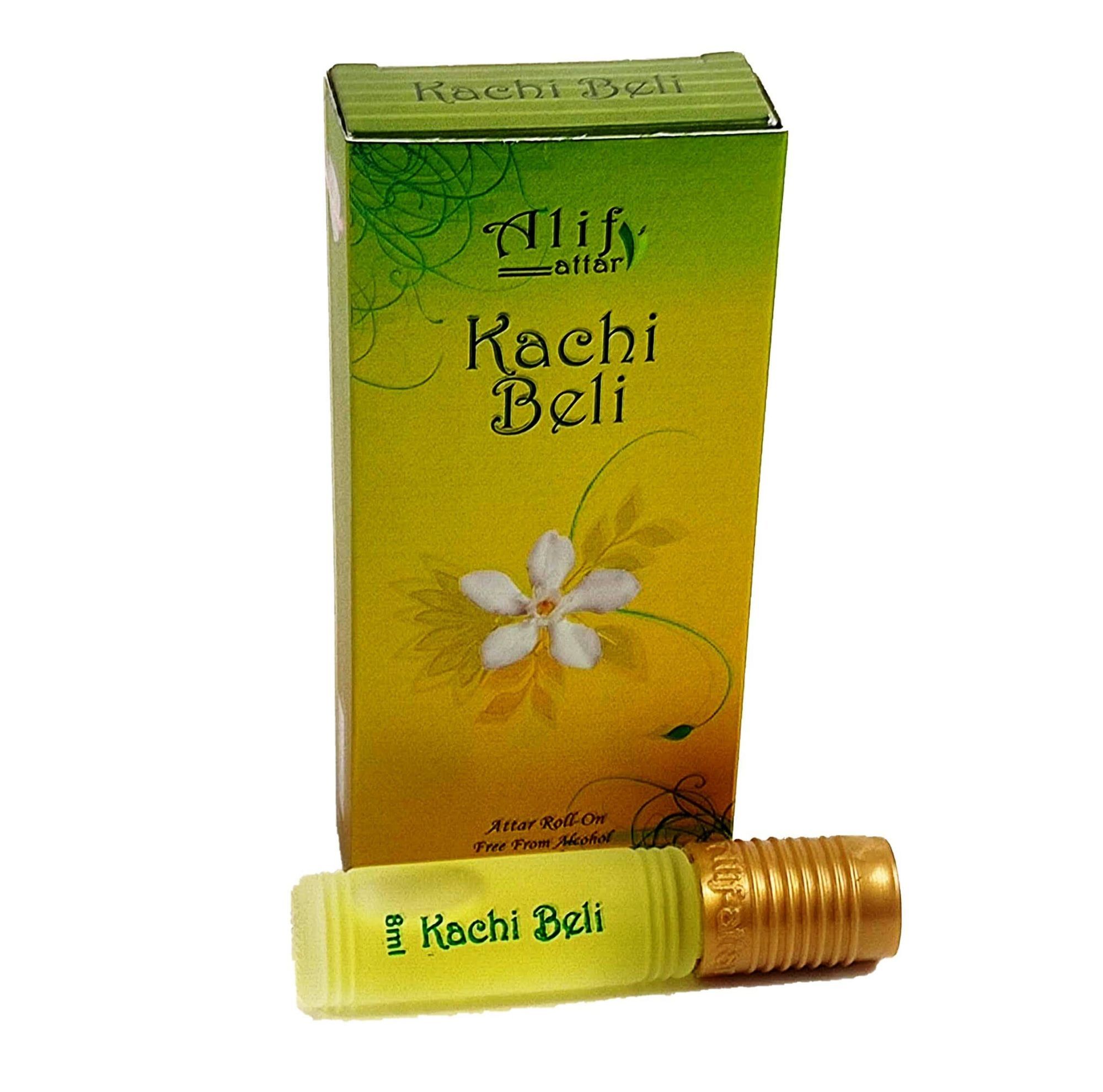 Alif Kachi Beli Attar (Fragrance from Dubai) for men Halal 8ml long lasting Sweet smell