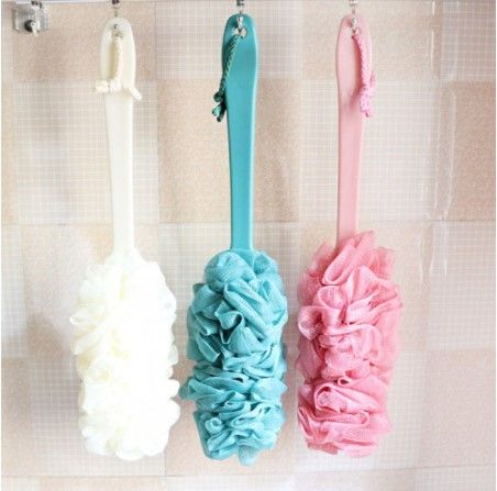 GT Gloptook Men's and Women's Long Handle Body Bath Brush Luxurious Back Scrubber