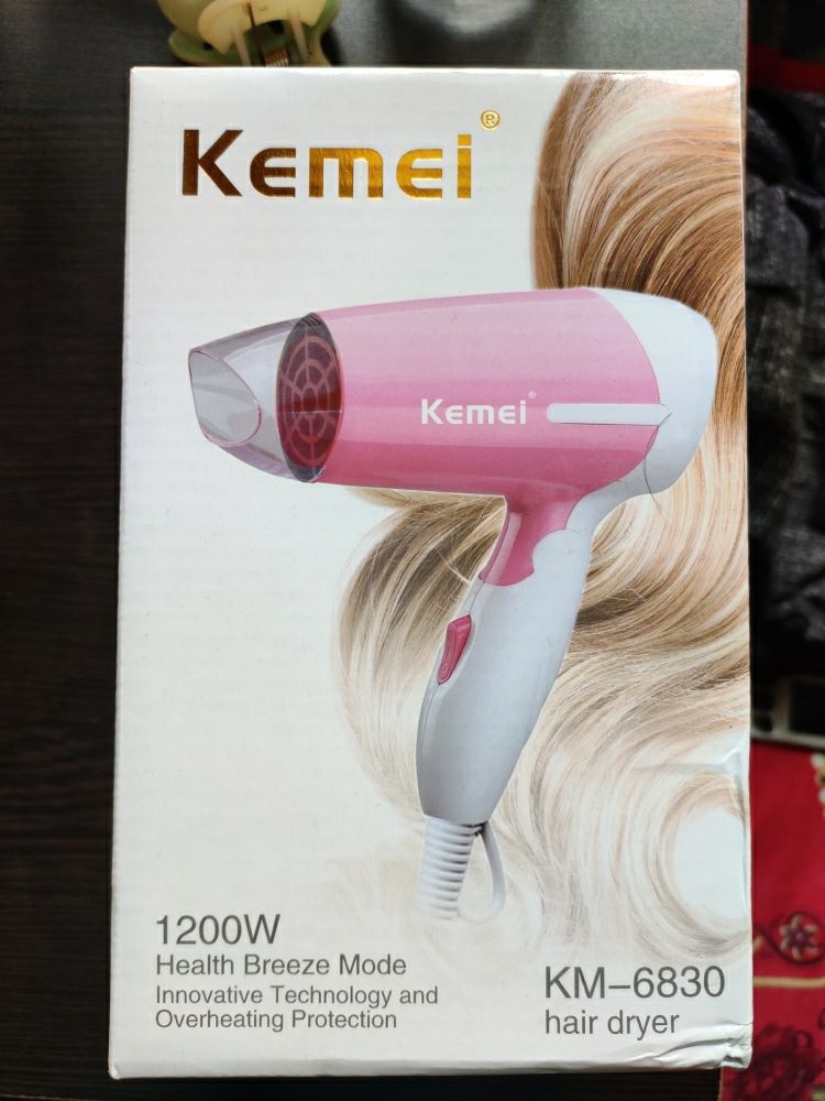 KM-6830 Hair Dryer for Women - Multicolor SB