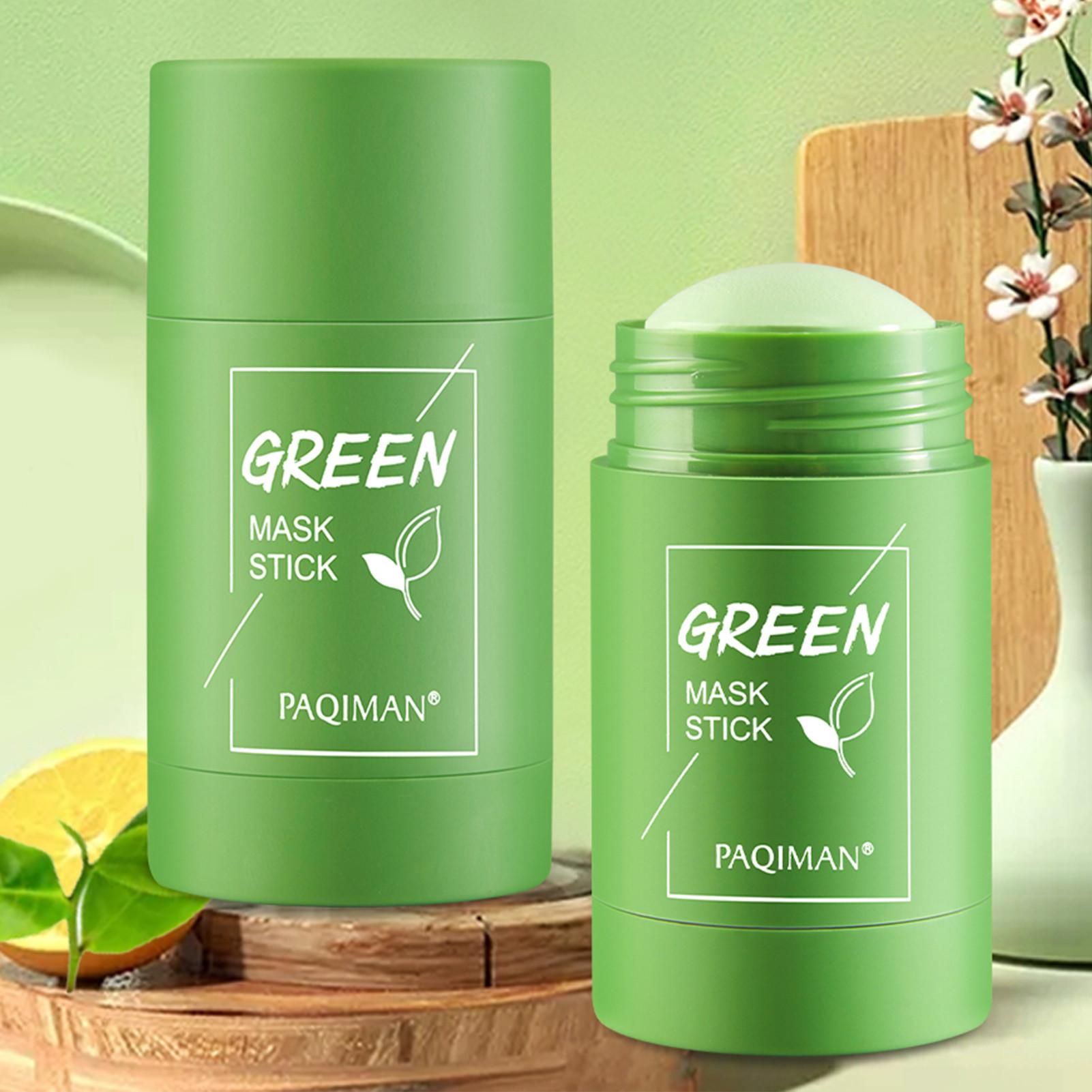 Green Moisturizing Face Mask Stick Cleans Pores Oil