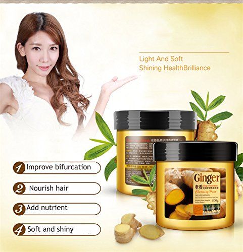 BIOAQUA Ginger Hair Mask Moisturizing Deep Repair Hair Care - 500 gm