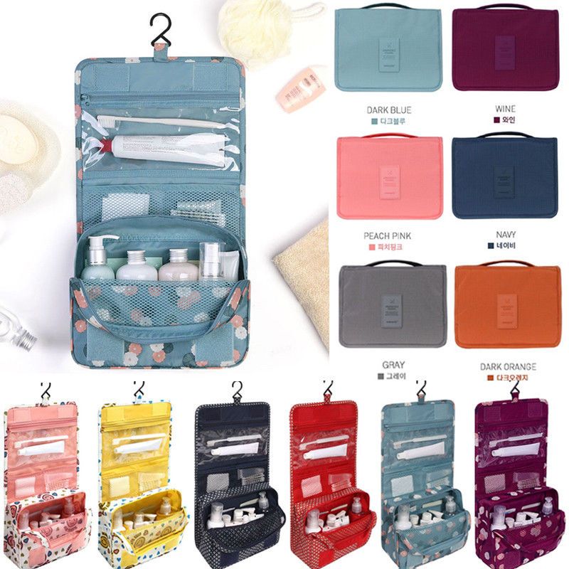 Useful Toiletry Bags Wash Bag Coetics Bags Travel Business Trip Accessories Storage Bag Waterproof Bathroom Use Hanging Pouch