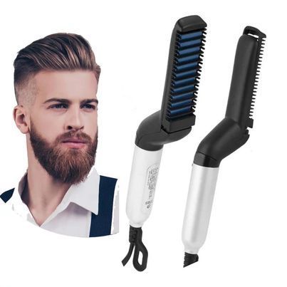 Multifunction Electric Hair Styling Combs Modelling Comb Curler Brush Men
