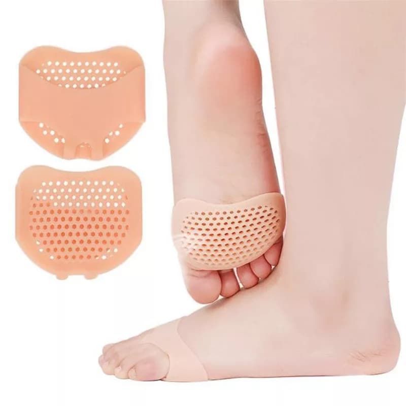 2 pieces of a pair, Silicone Gel Heel Socks Insoles for Dry Hard Cracked Heel Repair Pad, Swelling & Pain Relief, Plantar Fasciitis For Foot Care