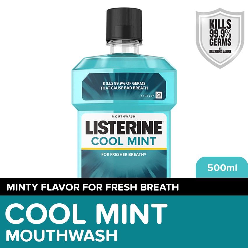 Listerine Cool Mint Mouthwash 500ml