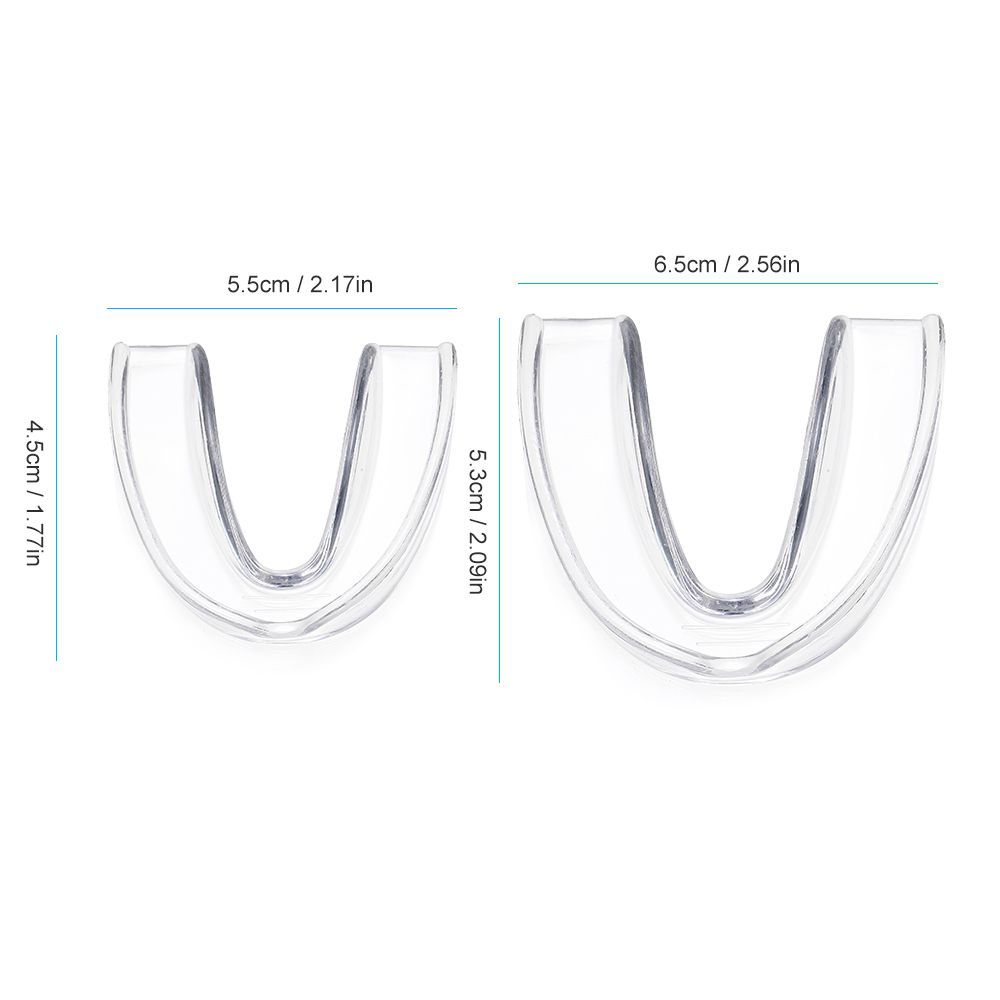 Mouth Guard for Teeth Grinding with Storage Case 2PCS Mouthguard Moldable Night Guards for Anti Teeth Grinding