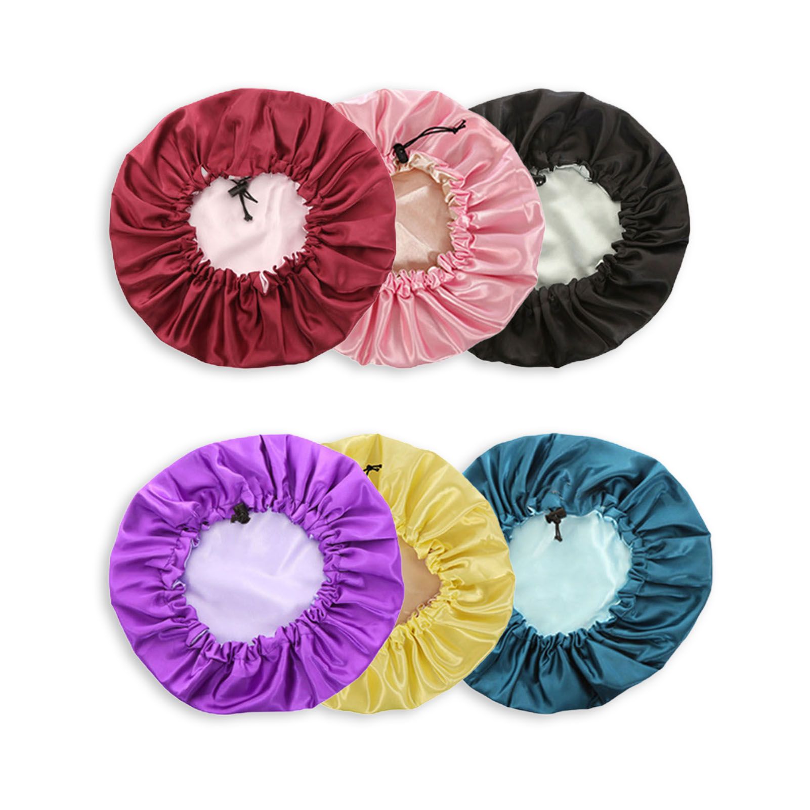 Sleep Cap Skin-friendly Large Satin Bonnet Cap