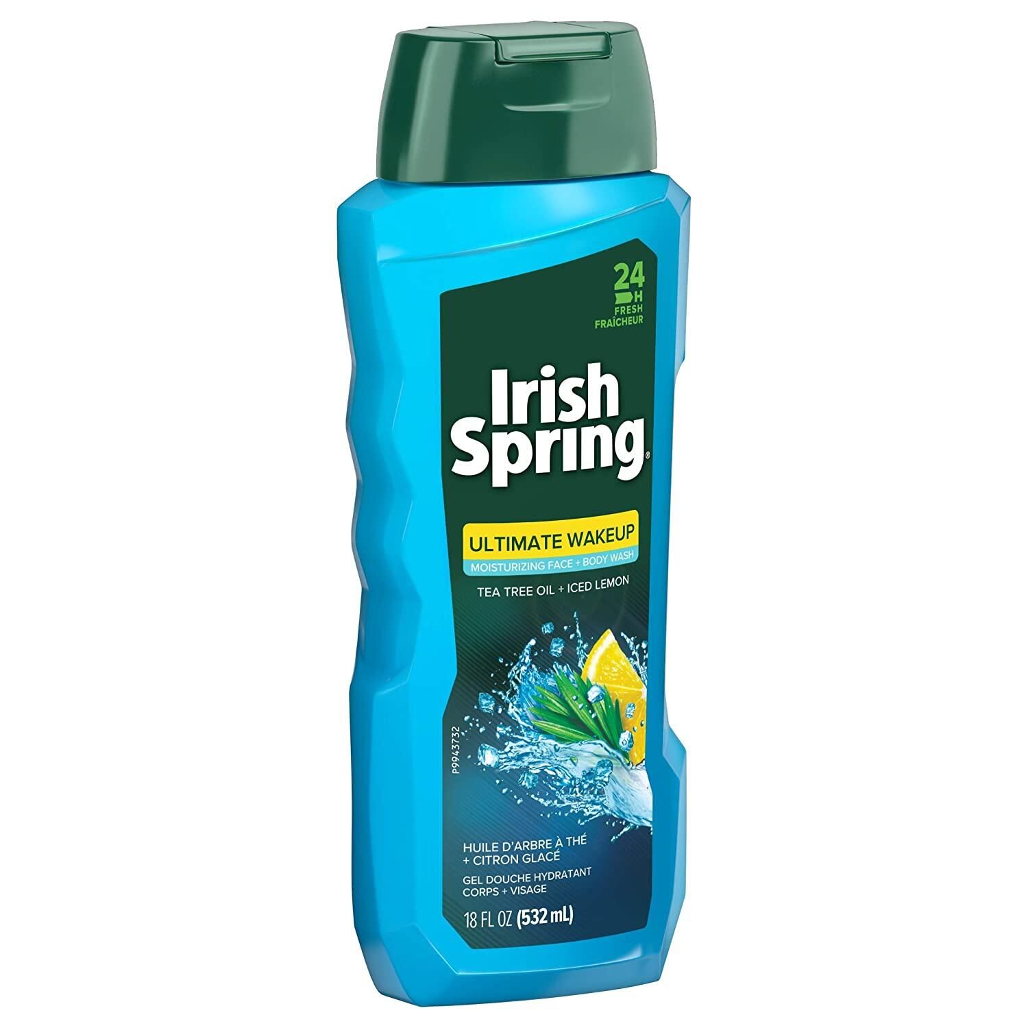 Body Refreshment product Irish Spring Showergel body wash used for Male/ Female - 532 ml