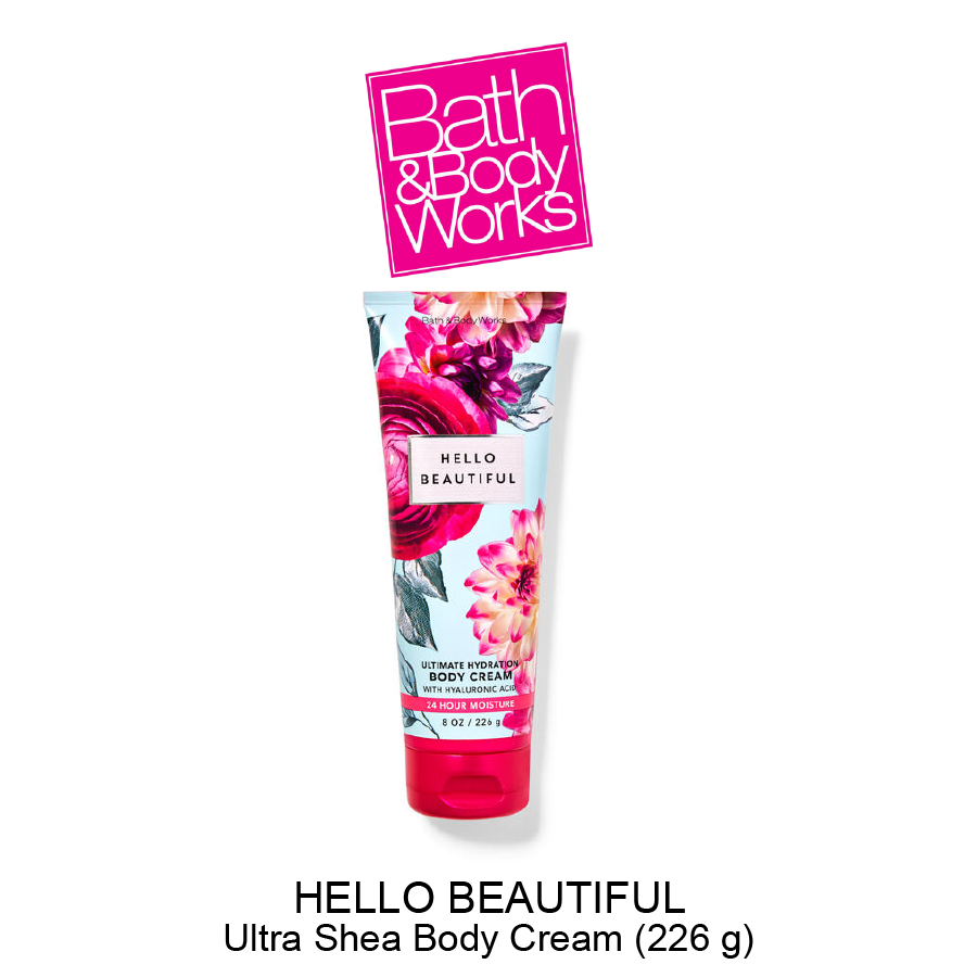 USA made Bath & Body works Hello Beautiful Ultra Shea Body Cream 226 gm