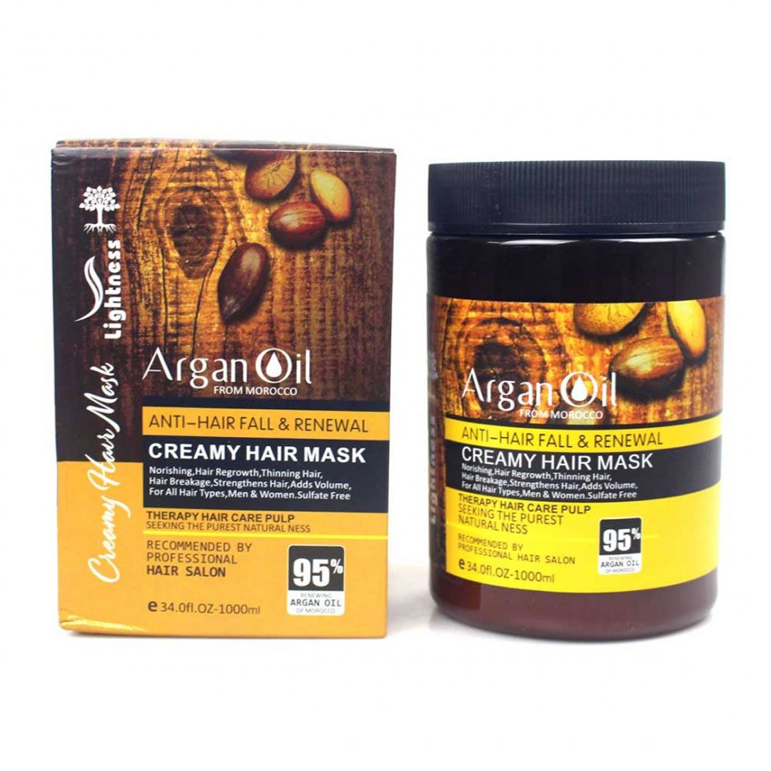 Lightness Argan Oil Anti-Hair Fall & Renewal Creamy Hair Mask