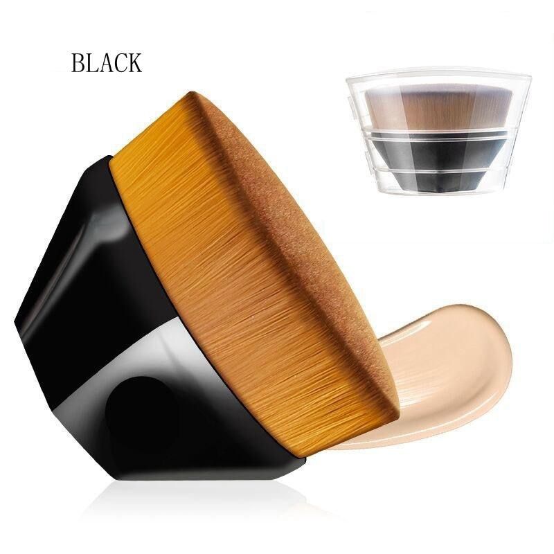 High Density Magic Makeup Brushes For BB Cream Loose Powder Soft And Traceless Foundation Makeup Brush Cosmetic Tool-Black