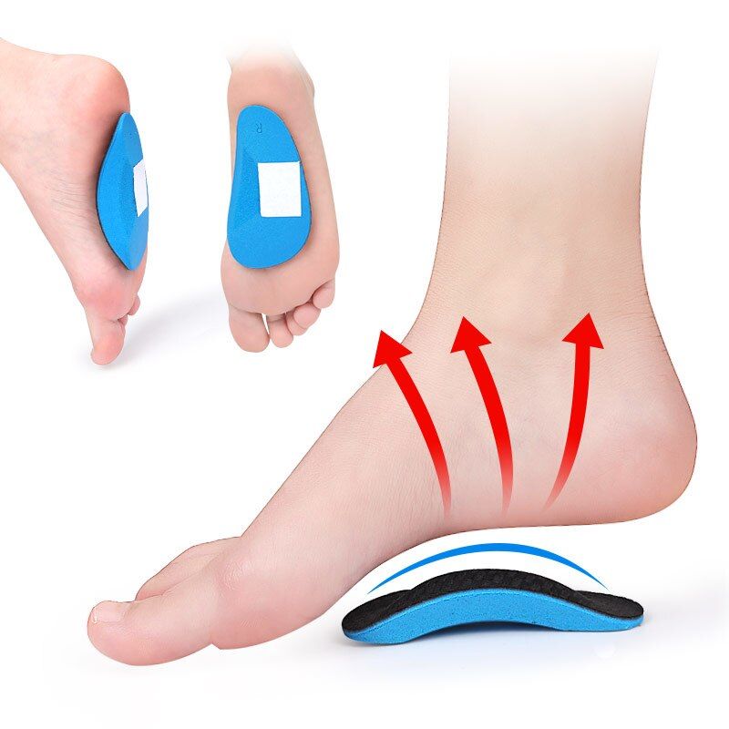 Foot Care Insoles Orthopedic Insoles Correcting Flat Feet Support Soles Feet Care Inner Outer Eight-shaped Sports Pads Foot Pads