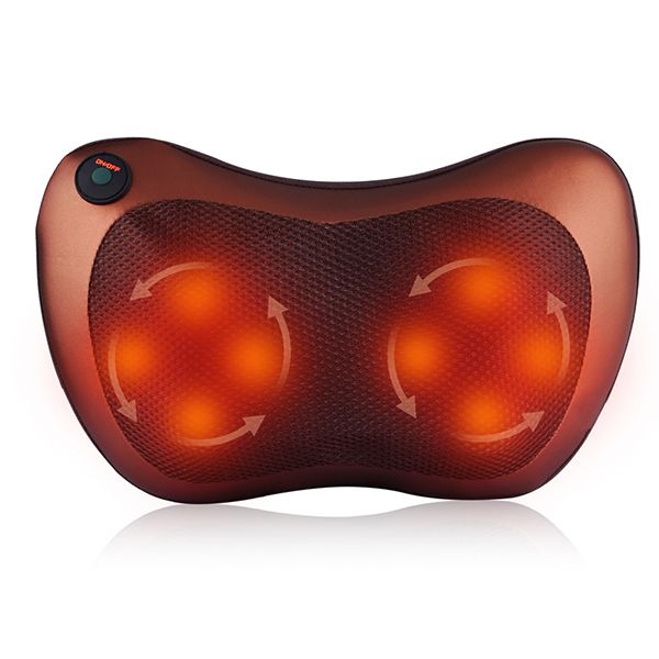 Car and Home Massage Pillow - Brown