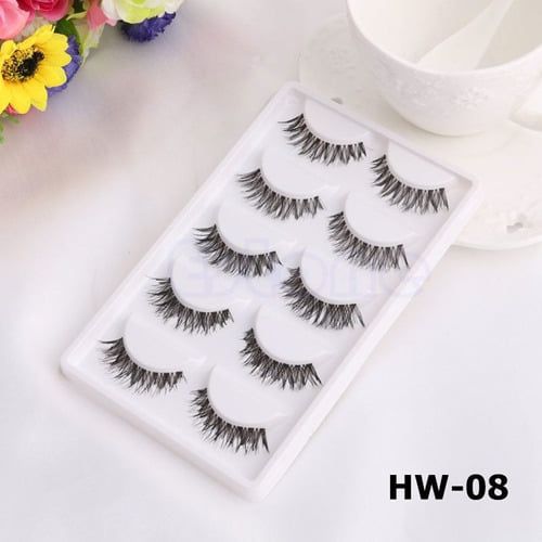 Exclusive red cherry False Eyelashes 5 pairs set Model 022