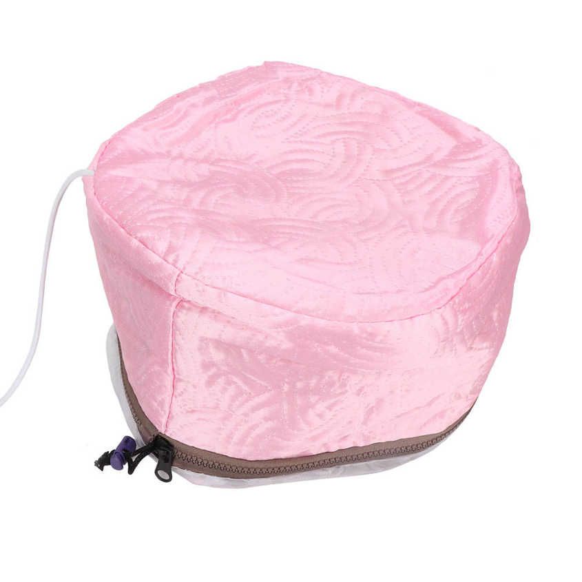 Hair Salon Hat 3 Levels Thermostat Electric Adjustable Heating Haircare Hood EU Plug 220V