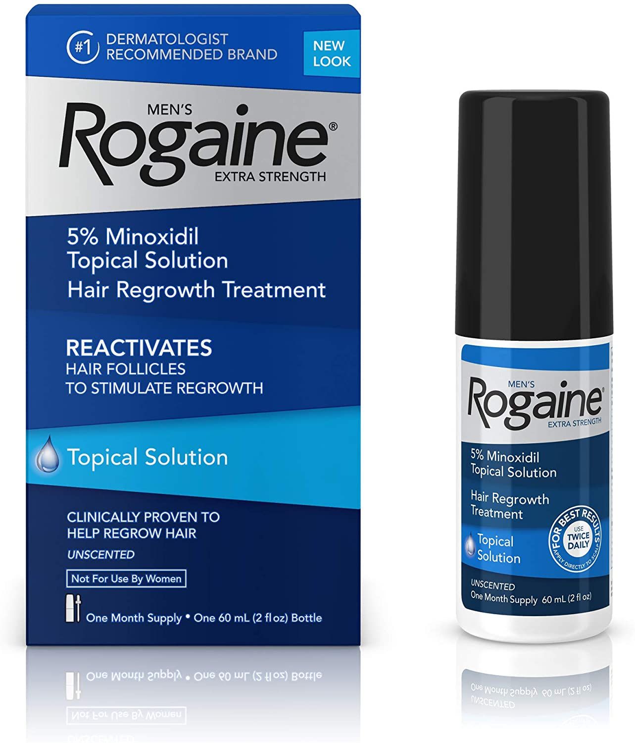 Rogaine minoxidil 5% for Men Extra Strength-60 ml