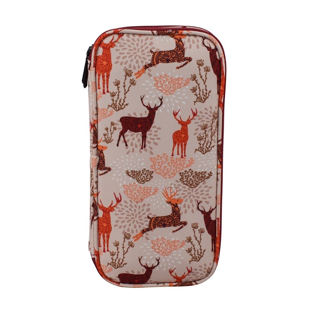 Big Capacity Empty Crochet Hook Pouch Knitting Needles Kit Organizer Bag Sewing Needles Scissors Ruler Sewing Accessory Case