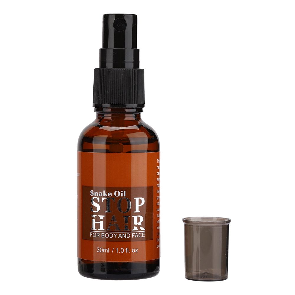 Hair Growth Inhibitor Painless Stop Spray Removal Non-Irritating for Face Underarm Arm Leg 30ml