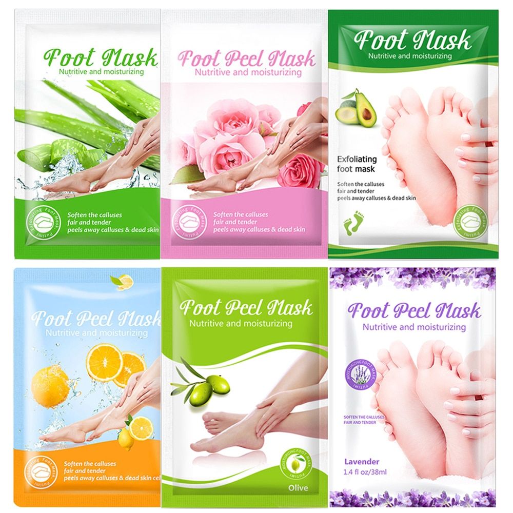 Feet Exfoliating Foot  Pedicure Socks Exfoliation Scrub for Feet Remove Dead Skin Heels Foot Peeling For Foot SPA