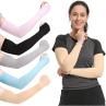 1 Pair Summer Outdoor Cycling Arm Sleeves Cover UV Sun Protection Oversleeves